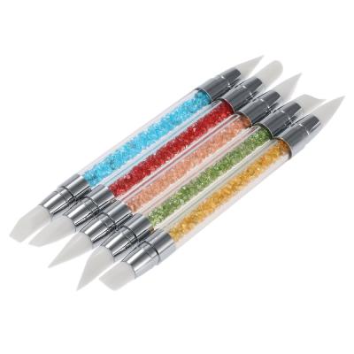 China Dropship Luxury Nail Art Detailing Supplies Brushes Nail Sharp Brush Tool Crimped Nail Art Kolinsky Brush for sale