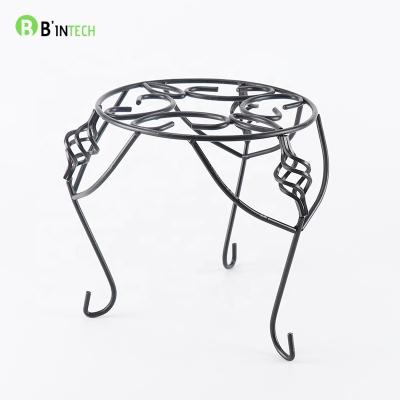 China Round Flower Metal Plant Holder Supports Rack Metal Planter Stand Holder for Garden à venda