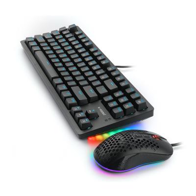 China RGB lighten 2021 hot keyboards and mouse gamer desktop cheap price keyboard mouse set for sale