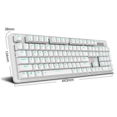 China Large Factory Anti-ghosting Wireless BT Direct Laptop Wired Mechanical Keyboard Dual Mode LED Desktop Gaming Teclado Clavier for sale