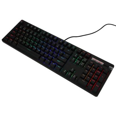 China Multifunctional Customizable Mechanical Keyboard Backlit RGB LOGO Full Key Gaming Mechanical Keyboard Non Punching Cable Mechanical Gaming Keyboard for sale