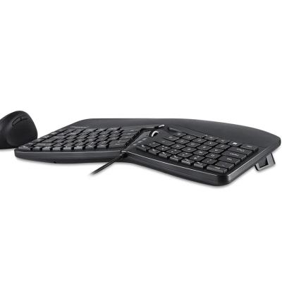 China 2.4G USB On High Palm Rest Tilt Ergonomic Split Keyboard Running Cheap Adjustable Roller Wheel for sale