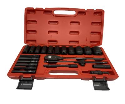 China Portable Auto Repair Kit Ratchet Socket Wrench 22 PCs Car Set Of Auto Maintenance DIY Tool for sale