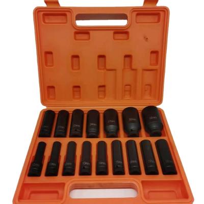 China 16pcs Auto Maintenance Impact Wrench Socket Set Tools Auto Ratchet Maintenance Tools for sale