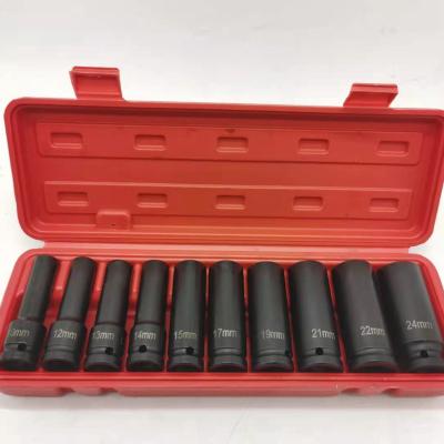 China 10pcs Latest Design 1/2in Auto Maintenance Hand Tools Wrench Socket Set Auto Maintenance Tools for sale