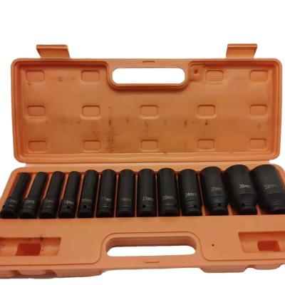 China Good Quality Auto Maintenance Hand Tools 13 Pcs Auto Socket Wrench Universal Socket Set 1/2 for sale