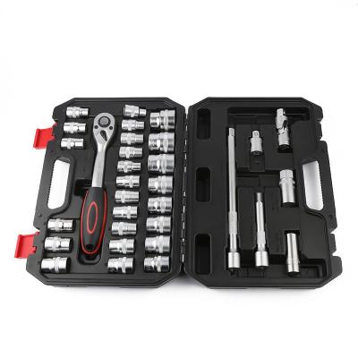 China Vehicle Mounted Combination Tool Kit 32pcs Auto Repair Sockets Auto Household Tools for sale