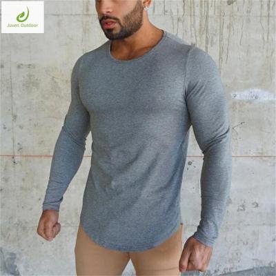 China American men's o-neck o-neck high quality cotton high quality long sleeve long sleeve t-shirt plain empty t-shirts t-shirts OEM wholesale for sale