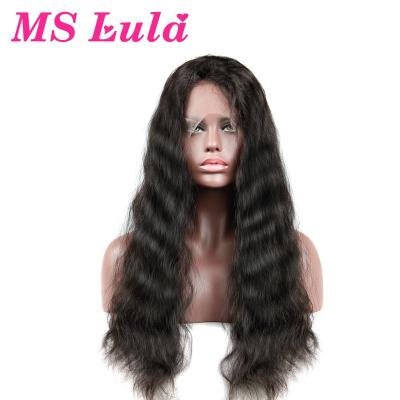 China Full Body Wave Bleach Knot Lace Wigs Peruvian Hair Virgin Human Hair Lace Wigs for sale