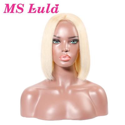 China Factory Price 613 Wave Blonde Lace Front Wig Silky Straight Bob Wig Virgin Hair For Girls for sale