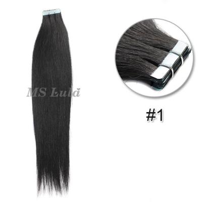 China Silky Straight Trans Overnight Virgin Russian Hair Tape Hair Extensions Silky Straight Direct From Russia for sale