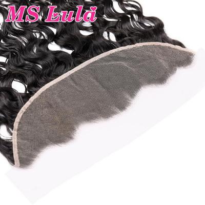 China Natural Wave Hair Bundles With Lace Frontal Closure for sale