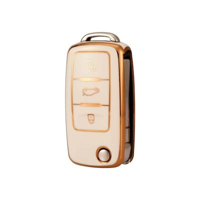 China Wholesale Car Accessories Soft Tpu Material Car Key Covers Bag For VW For VW for sale