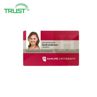 China Loyalty Card/Score Card/Point Card/School Contactless PVC ID Card Student RFID Custom Bank Membership Card for sale