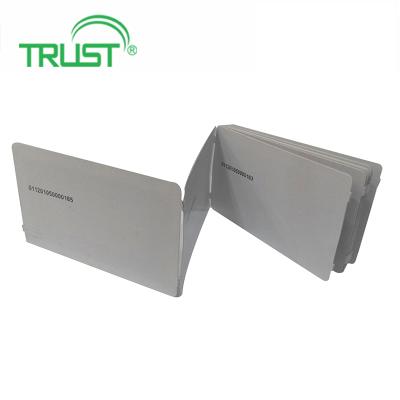 China contact & Blank NFC RFID Paper Contactless Customized Printing Ticket , RFID Paper Card for sale