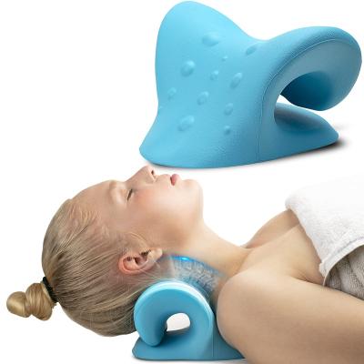 China Hot Selling Neck Traction Pillow Neck Traction Device and Neck Shoulder Relaxer for Pain Relief for sale