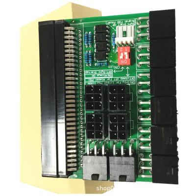 China Secondary breakout adapter board server 12 port 6pin computer breakout board support power synchronization for sale