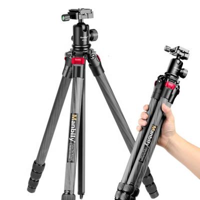 China PORTABLE Popular Fiber Detachable Single Leg Carbon Tripod Digital Photo Carbon Tripod Slr Model Convenient Tripod for sale