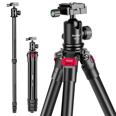 China Hot Sale Photography Tripod Aluminum Alloy Stand Camera Tripod PORTABLE Center Axis Video Camera Tripod for sale