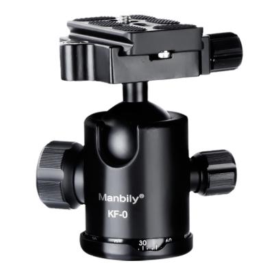 China Aluminum Alloy Manbily 360 Swivel Tripod Ball Head Monopod Adapter Mount Camera Tripod Head for sale