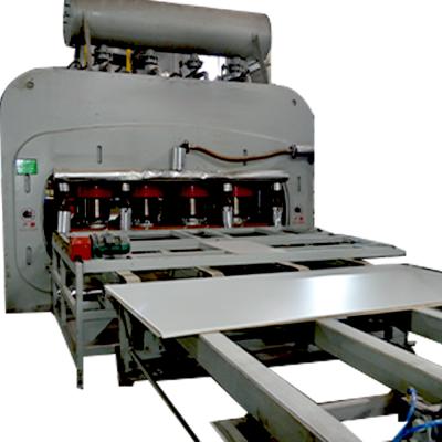 China Competitive Price Wood Processing Panel Laminated Automatic MDF Board Hot Press Production Line Woodworking Machinery for sale