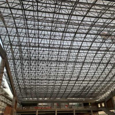 China Large Span Space Gear Building Railway Station Grid Structure High Space Frame for sale