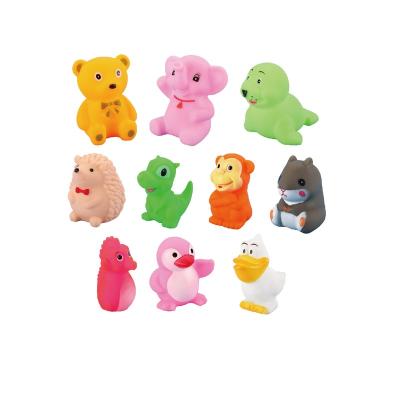 China Squeeze-sounding Dabbling Toy Children Bath Toys Funny Bathing Duck Shark Unicorn Whale Squirt Rubber Animal Bath Toy/ for sale