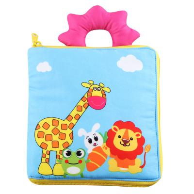 China Soft Customized Toddler Learning Develop Reading Early Educational Durable Baby Sensory Quiet Cloth Fabric Busy Book for sale