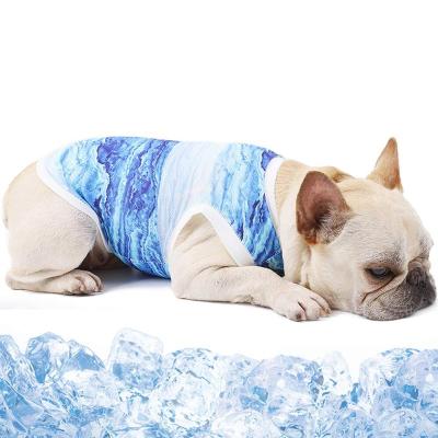 China Luxury Waterproof Dog Vest Cooling Harness Mesh Breathable Cooling Coat Dog Harness Viable Lightweight Pet Jacket for sale