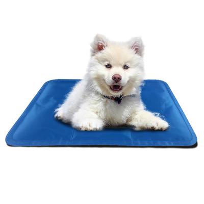 China Summer Cooling Pressure Activated Cooling Reusable Non-Toxic Protective Washable Waterproof Pet Cooling Gel Mat For Dogs Cats for sale