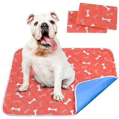 China Sustainable Easy To Clean Reusable Puppy Pads Washable Pet Pee Pads Waterproof Dog Mat Puppy Pee Pads For Dogs for sale