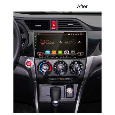 China 10.1 Inch Touch Screen Car DVD Player With Navigation Supports Both Playback 10.1 Synchronous Radio for sale