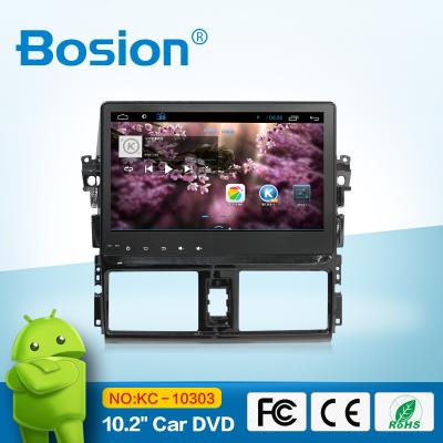 China Android 2din car navigation automotive stereo for Toyota Yaris with gps aux wifi bt swc radio. in phone connect for sale