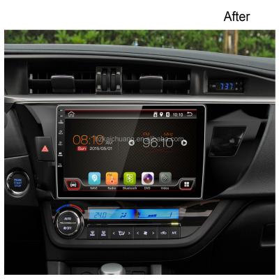 China 10.1 inch car dvd player for toyota levin with navigation supports both playback synchronous radio 10.1 for sale