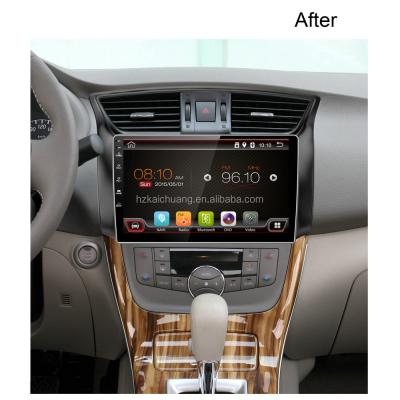 China 10.1 inch car dvd gps navigation system with navigation supports both synchronous playback radio 10.1 for sale