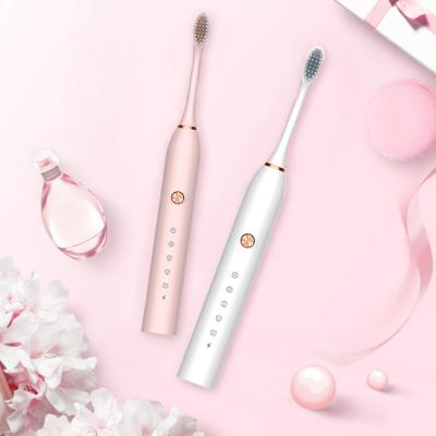 China 4 Modes Battery Operated Intelligent Automatic Teeth Clean Sonic Electric Toothbrush Dental Whitening Teeth for sale