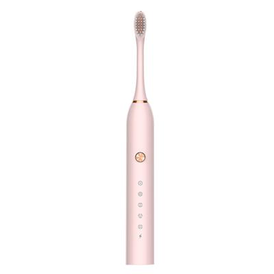 China Battery Operated Tooth Whitening Automatic Ultrasonic Adult Rechargeable Electric Teeth Brush for sale