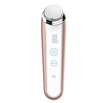 China For Beauty In1 Beauty In1 Ion Skin Care Instrument 4 Photon Hot Sale Blue And Hot White Home Use Ultrasonic Facial Ultrasonic Device for sale