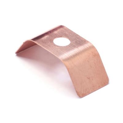 China Apartment ; Sheet ; Custom Beryllium Copper Electric Spring Clip Plate ISO9001 for sale