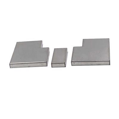 China Custom hardware metal punching EMI Shield two-piece design of large and small lower and upper side shield shield for sale