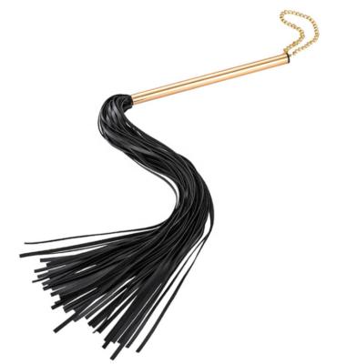 China BDSM Lifestyle Loverfetish luxury exotic black leather fetish paddle flogger sex flirt toy for sale