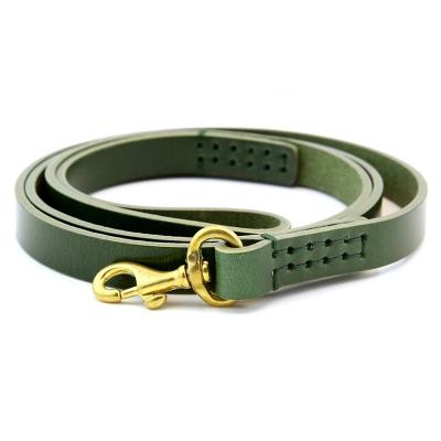 China New Arrived Custom Customized 2021 Unique Leashes Genuine Leather Custom Dog Collar And Leash High Quality Customized for sale