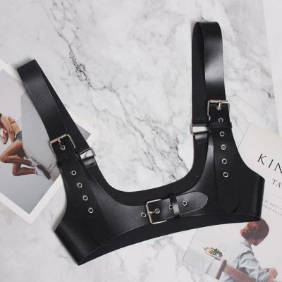 China BDSM lifestyle Loverfetish Women's Fashion Sexy Body Leather Waist Harness Belt for Woman for sale