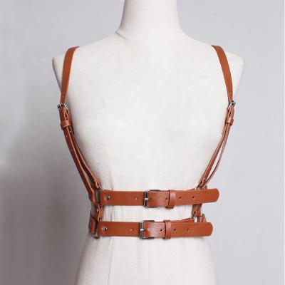 China BDSM Loverfetish Lifestyle Fashion Erotic Women Fetish Leather Body Harness Belt-Harness Fashion Accessories for sale