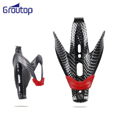 China Hot Sale Lightweight Bicycle Accessories Water Cup Drink Holder Carbon Fiber Bicycle Bottle Cage for sale