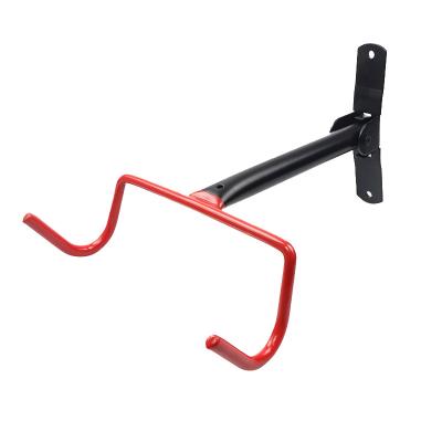 China High Quality Safe and Secure Rack Bicycle Storage Hanger Thrown for Indoor Thrown Hook Bike Wall Mount with Screws Bike Wall Hanger Rack Holder for sale