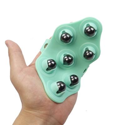 China Realx Yourself Use Handheld Acupressure Physical Massagers Multi Grip Design Massage Gloves Effectively Massage Beads for sale