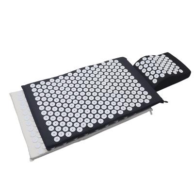 China IMPROVES CIRCULATION FOR BETTER New Custom Acupressure Mat Needle Mat Acupuncture Massage Mat Hard Spike Needle Logo Yoga Multi Colors Options Therapy for sale