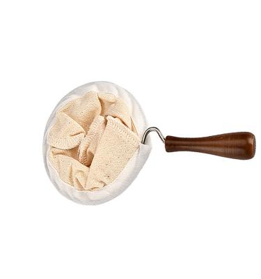 China CLASSIC Wholesale Flannel Cloth Coffee Filter Strainers with Wooden Handle Coffee Sock for sale