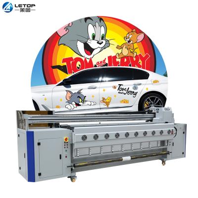 China Indoor sticker print head I3200E1 or I3200U1 LETOP printing shops LETOP inkjet Eco printing UV solvent machine for sale